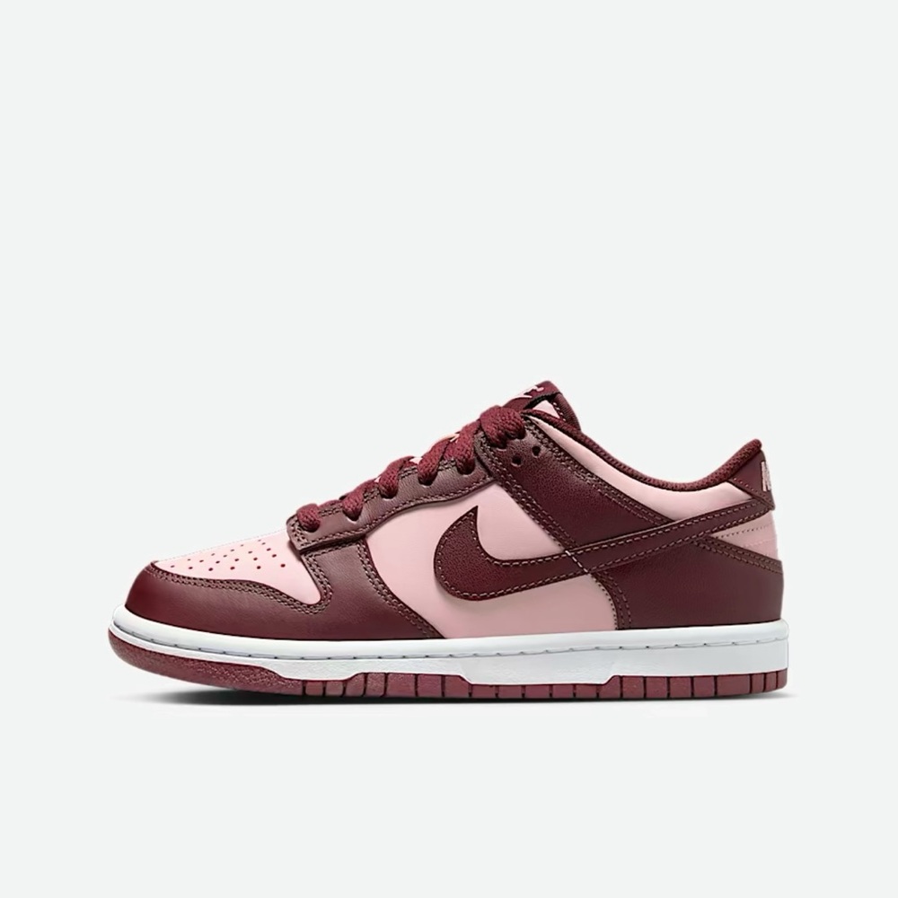 Nike dunk low sneakers shoes Burgundy Pink Low-Top